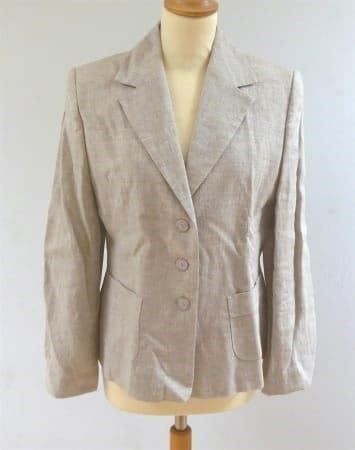 Bardehle - Leinen Blazer - beige - Grösse 38
