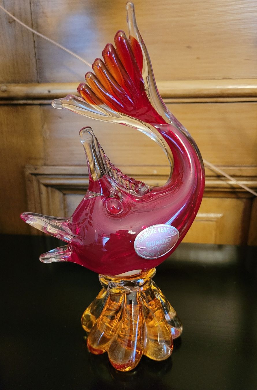 Murano Bicchieri: Murano Glas Fisch – Usato da Zofingen venduto da Silverymoon74