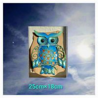 Hibou déco Cadeau.Handarbeit aus Metall!Perfekter Hingucker!