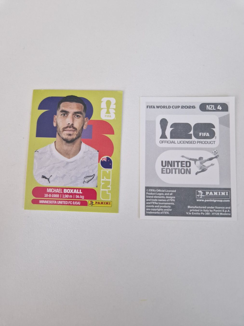 Panini Cartes à collectionner: Panini Sticker NZL4 – Neuf (Voir description) à Stüsslingen par white_angel86