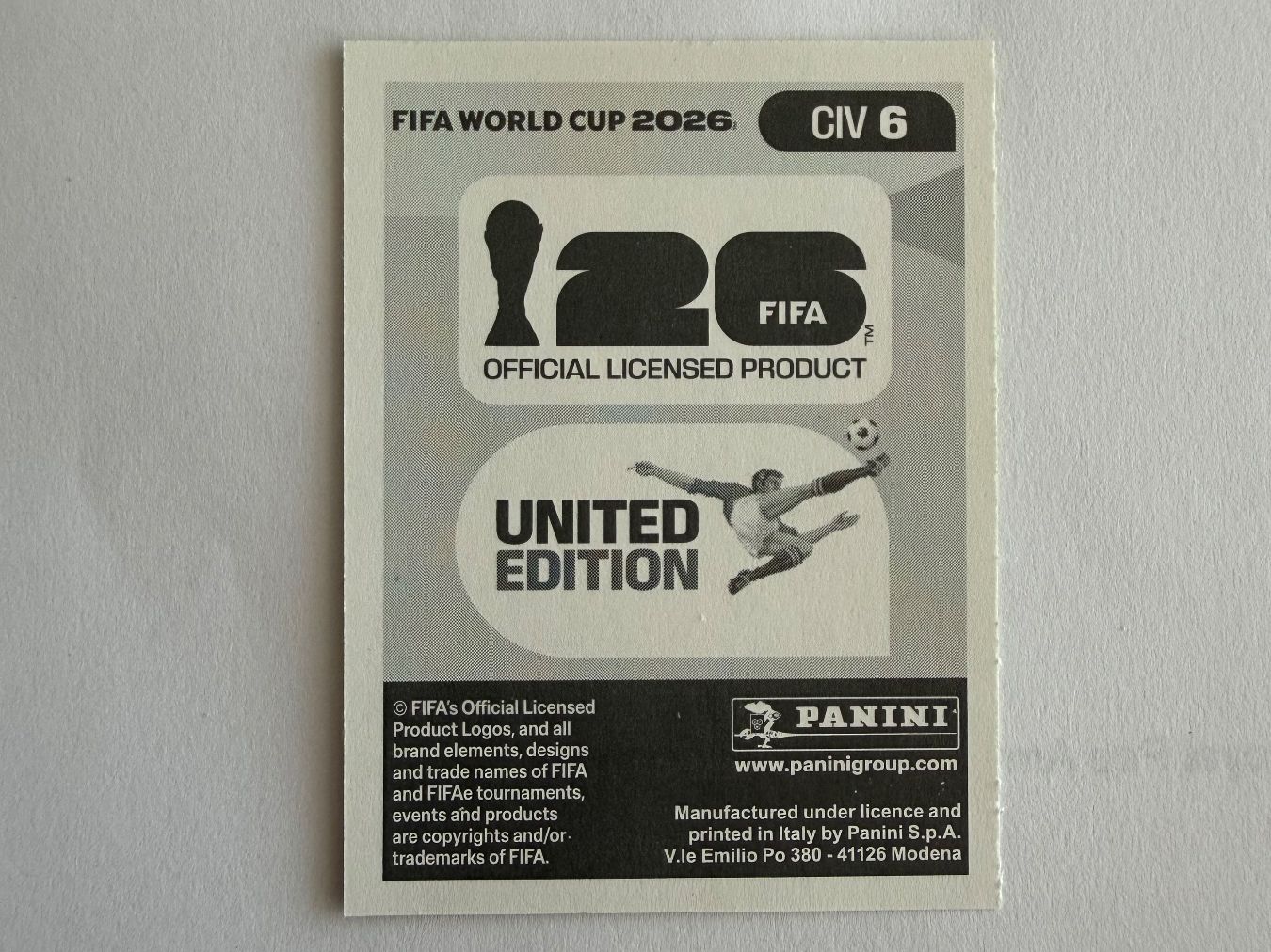Panini Carte collezionabili: Ndicka CIV6 - Panini CH Edition WM 2026 – Nuovo (secondo la descrizione) da Grenchen venduto da nicus_aveiro 1