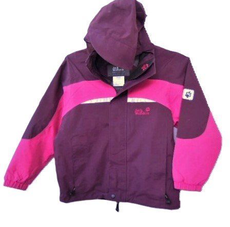 Jack Wolfskin Giacche & Cappotti: Gr. 128 JACK WOLFSKIN Outdoorjacke Meshfutter hoher NP – Usato da Basel venduto da FRAU.ZAUBER.MOND