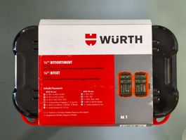 WÜRTH Bitset 44 tlg. mit magnetischem Bithalter