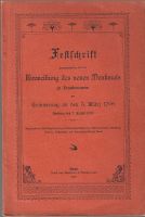 Einweihung des neuen Denkmals zu Fraubrunnen 1898