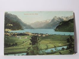 Brunnen und die Alpen 1911