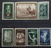 Saarland Mi-Nr.304/308-314/318 Br Postfrisch Tadellos 98 Fr