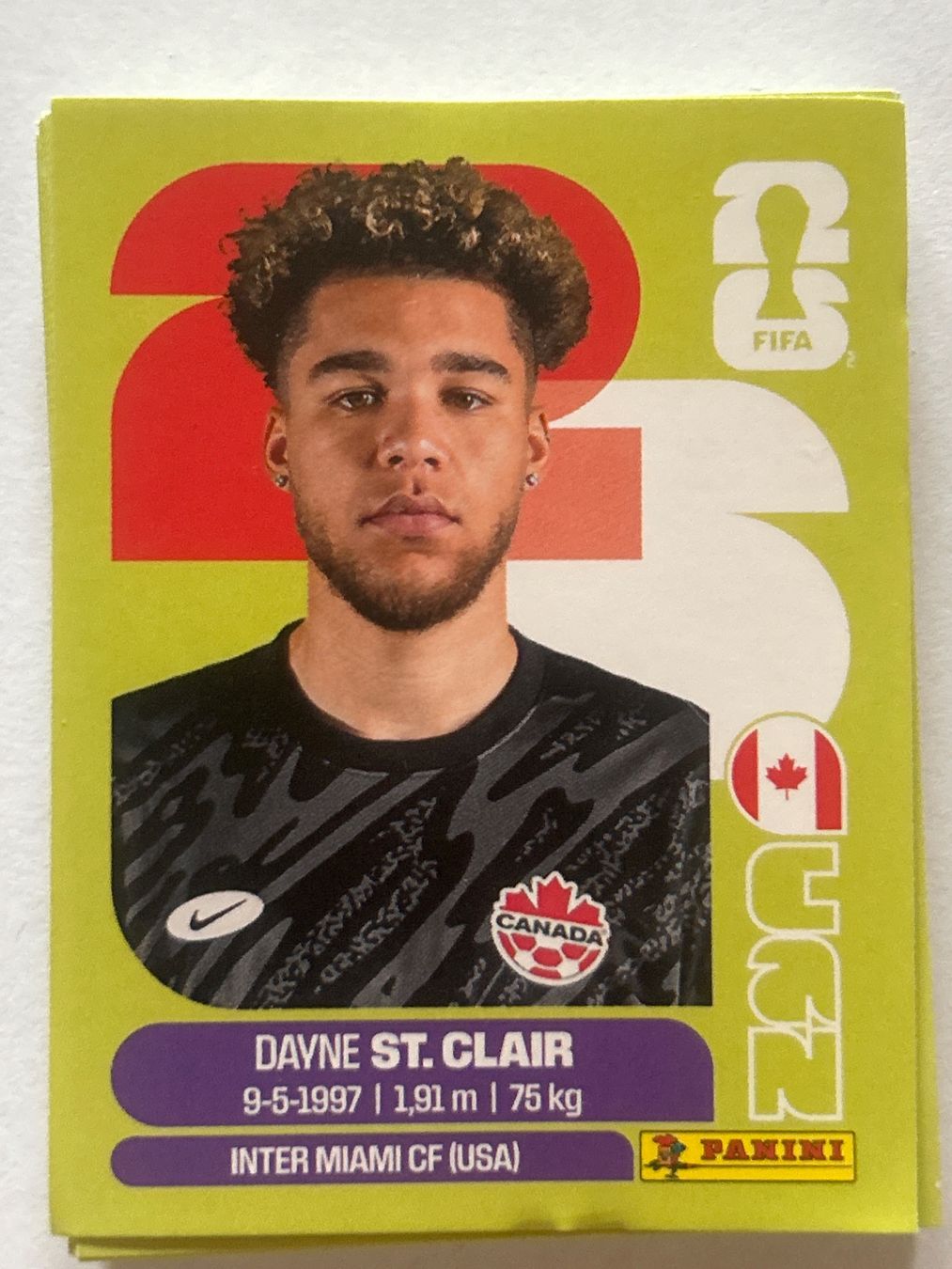 Panini Carte collezionabili: Panini WM 2026 Sticker - St. Clair CAN 2 – Nuovo (secondo la descrizione) da Troistorrents venduto da sim_d75d