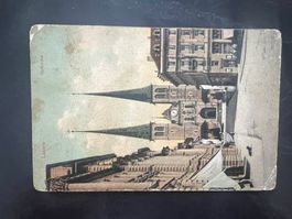 AK   1907 Luzern Hofkirche fleckig  (G3325)