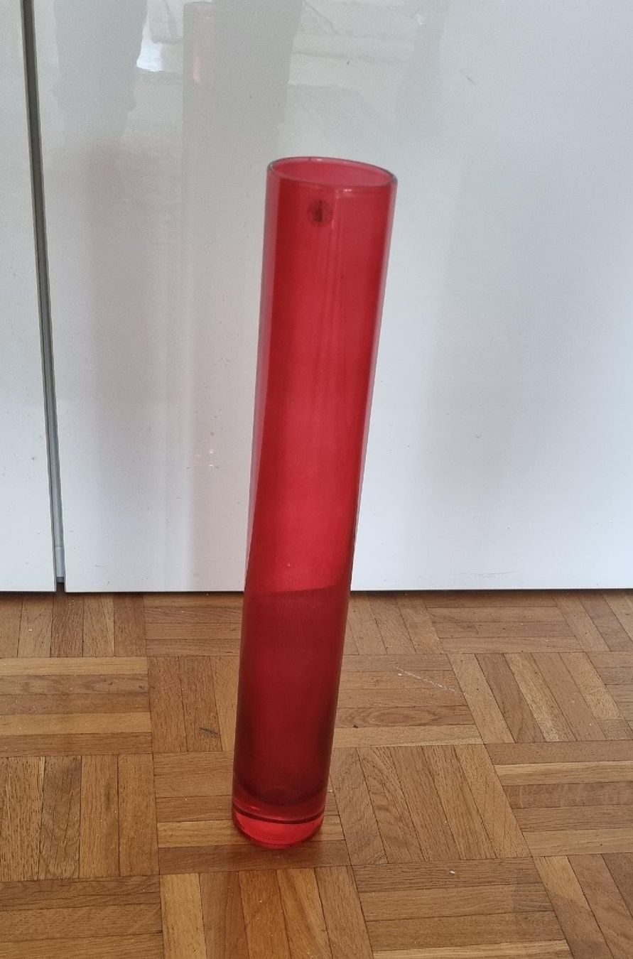 Vasi & Recipienti: vase rouge  H= 40cm x 6cm – Usato da Tolochenaz venduto da nieeva 1