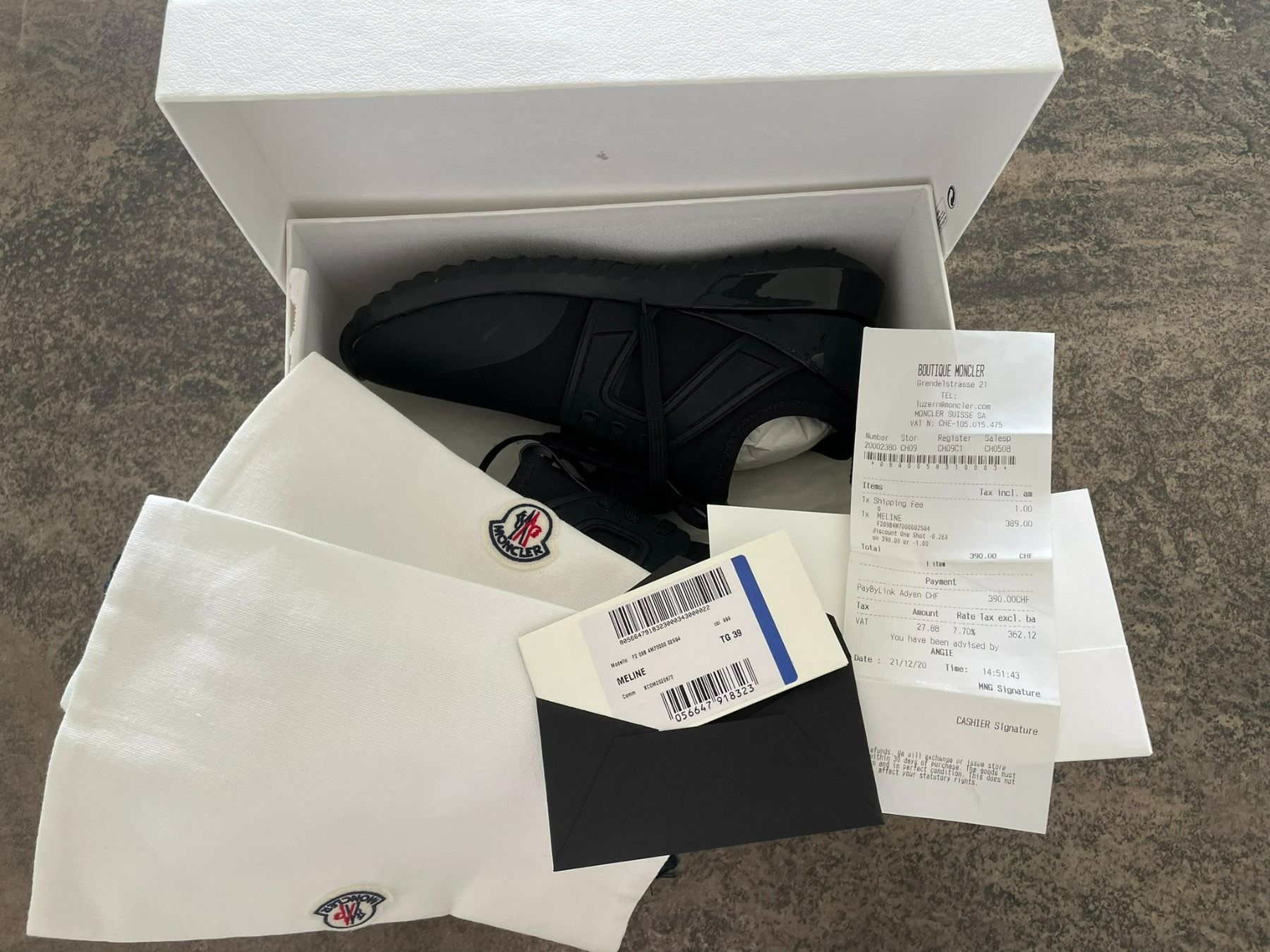 Moncler Damenschuhe: Moncler Femme Meline trainers – Neu (gemäss Beschreibung) aus Geneve von mge_2pns 8