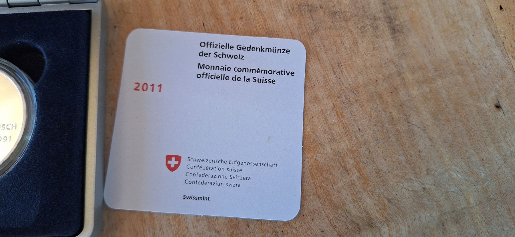 Tutti le monete: Monnaie Suisse Commémorative Max Frisch 2011 – Nuovo e nell'imballaggio originale da Le Sentier venduto da Loorenz 2