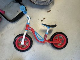 Laufrad rot blau, Kinderspielzeug, guter Zustand
