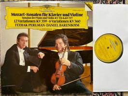 Mozart Sonaten Klavier & Violine perlman Barenboim GEWASCHEN