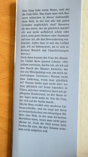 Libri: Sibylle Berg: Der Mann schläft, gebunden – Usato da Winterthur venduto da ing_pd8f 2