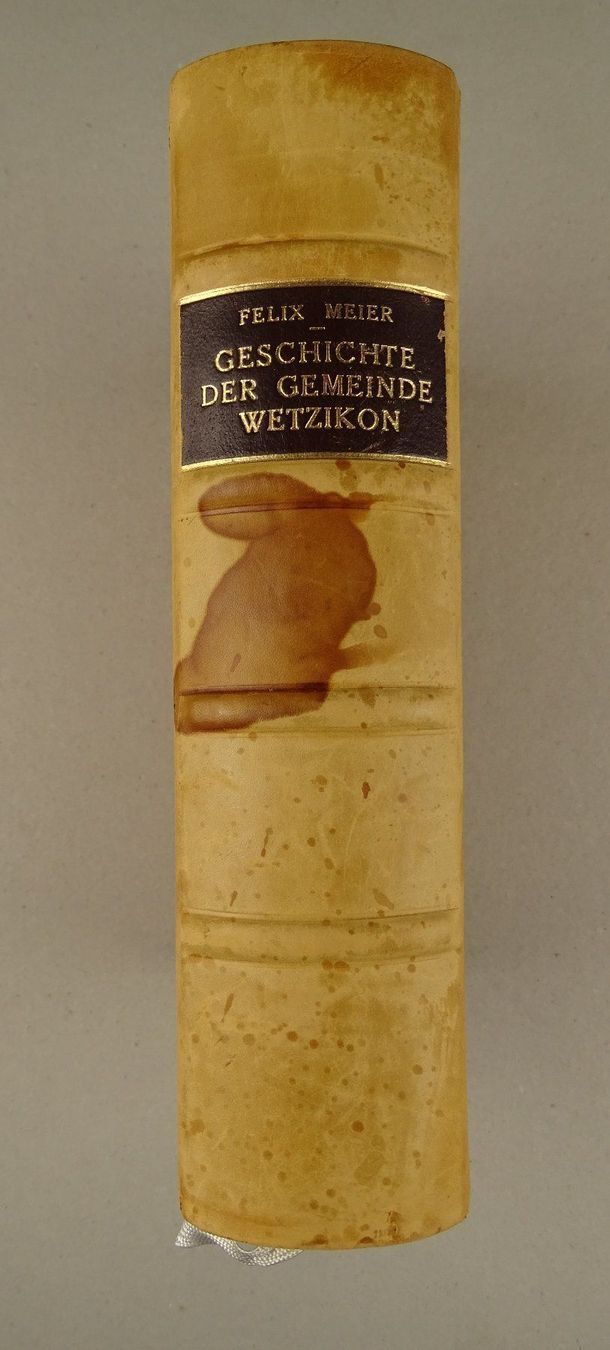 Libri: GESCHICHTE DER GEMEINDE WETZIKON, 1948 – Usato da Grüningen venduto da Kartensammler 1