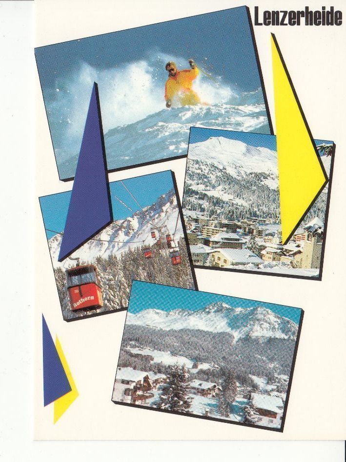 Cartoline postali: Lenzerheide / Valbella 2 um 1995 – Usato da Bürglen TG venduto da StampGraf