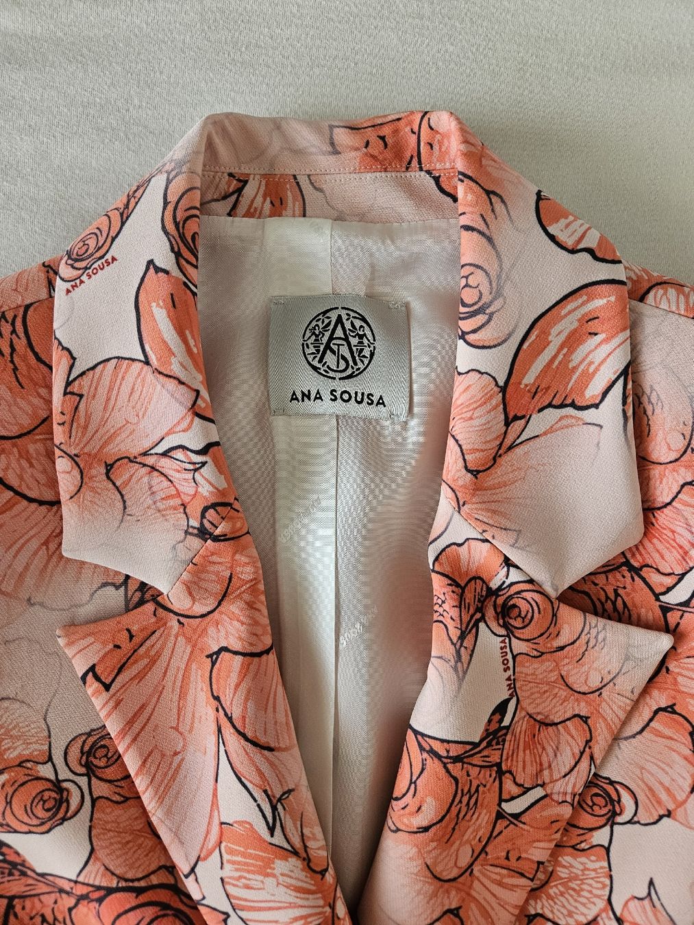 Giacche: Blazer motif fleuri orange - Ana Sousa – Nuovo e nell'imballaggio originale da Bulle venduto da janeyreadsonthetrain 2
