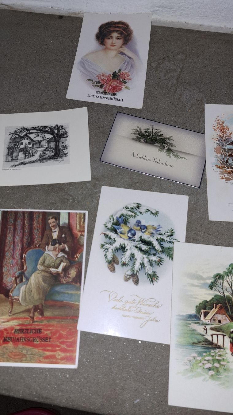 Cartoline postali: Antike Ansichtskarten Glückwunschkarten etc – Usato da Kölliken venduto da Upcycling-by-Mc-TAM 2