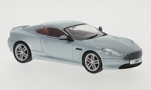 Aston Martin Modellini d'auto: Aston Martin DB9 Phase III 2012-2015 silber met.     1:43 – Nuovo e nell'imballaggio originale da Gerlafingen venduto da espero88