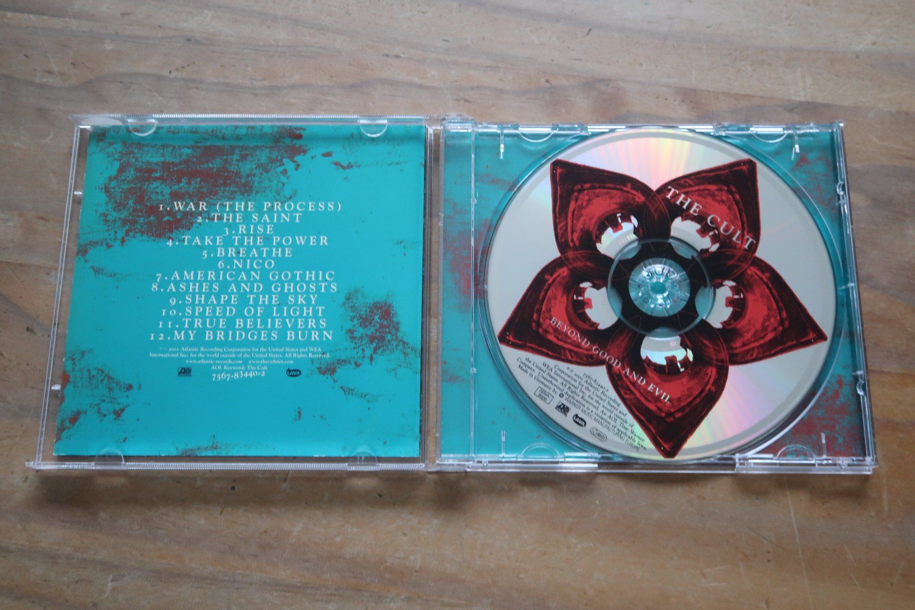 CD: THE CULT - BEYOND GOOD AND EVIL - CD – Usato da Basel venduto da Patiscat 3