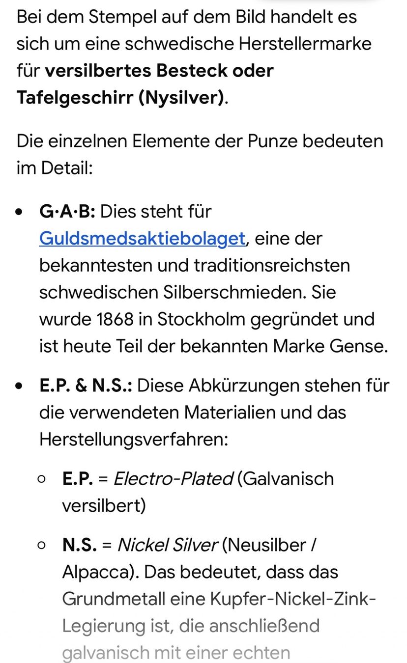 Piatti di portata: Serviertablett oval versilbert,GAB Schweden – Usato da Frick venduto da Rukki 5