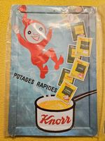 Knorr POTAGES RAPIDES Blechschild Blechtafel