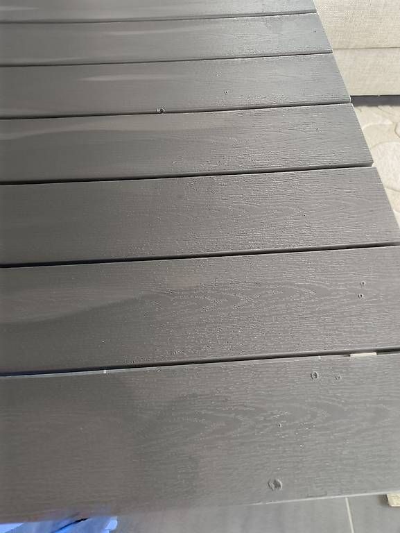 Tavoli: Tisch Polywood 200x100 cm anthrazit – Usato da Nänikon venduto da Manta87 3