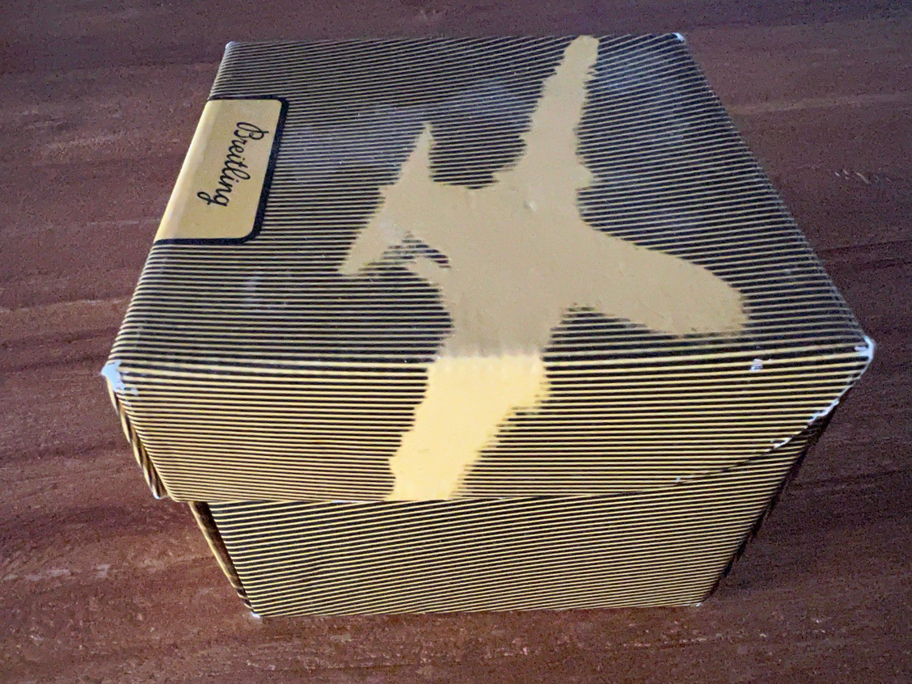 Breitling Orologi: BREITLING "Plane" black & yellow outerbox for bakelite box – Usato da Mont-sur-Lausanne venduto da vmi_ym5l 7
