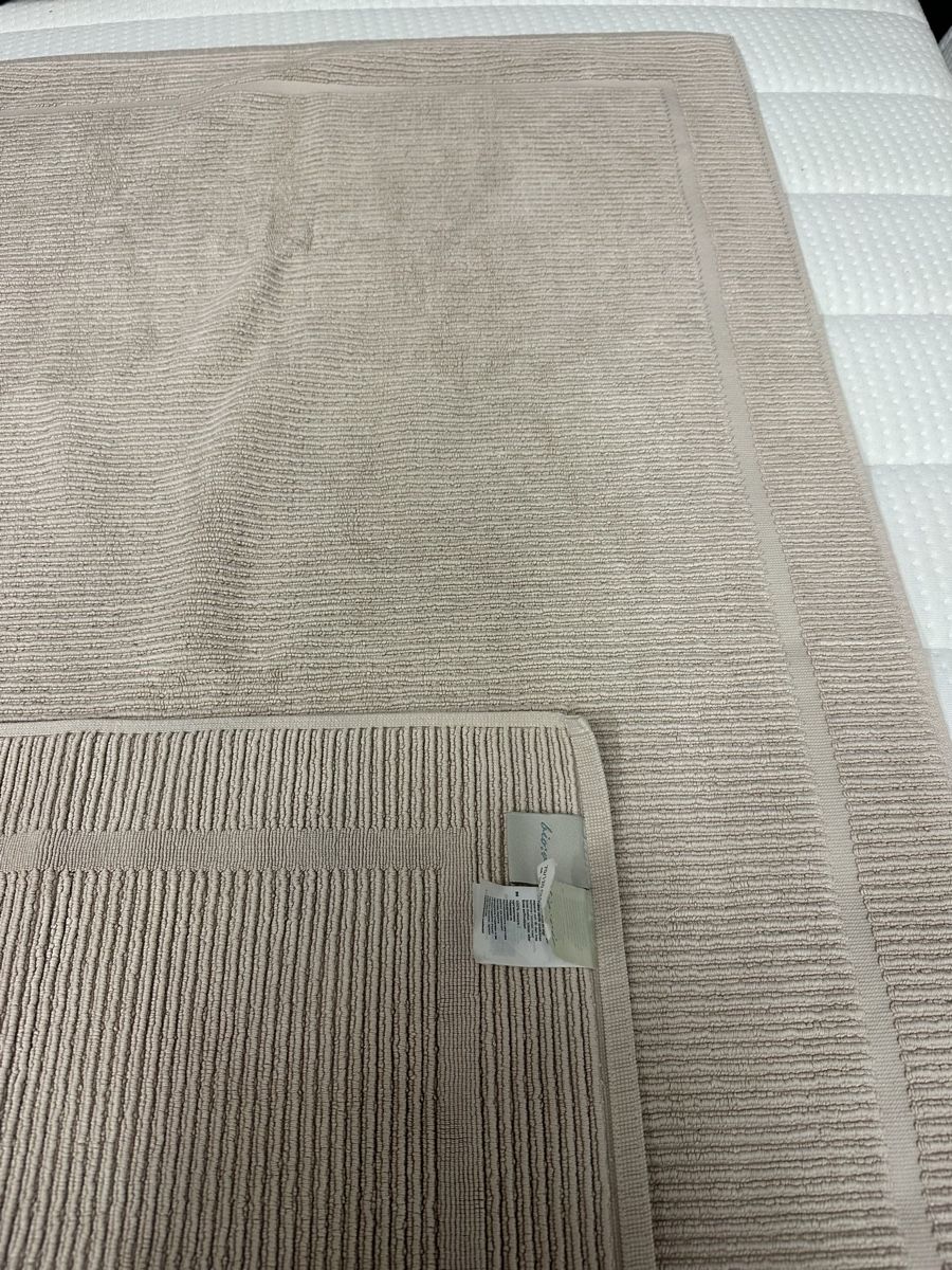 Bodenmatten: Badematte Bio 100% Baumwolle 70x120 cm – Neu (gemäss Beschreibung) aus Sevelen von Stopglobal. 2