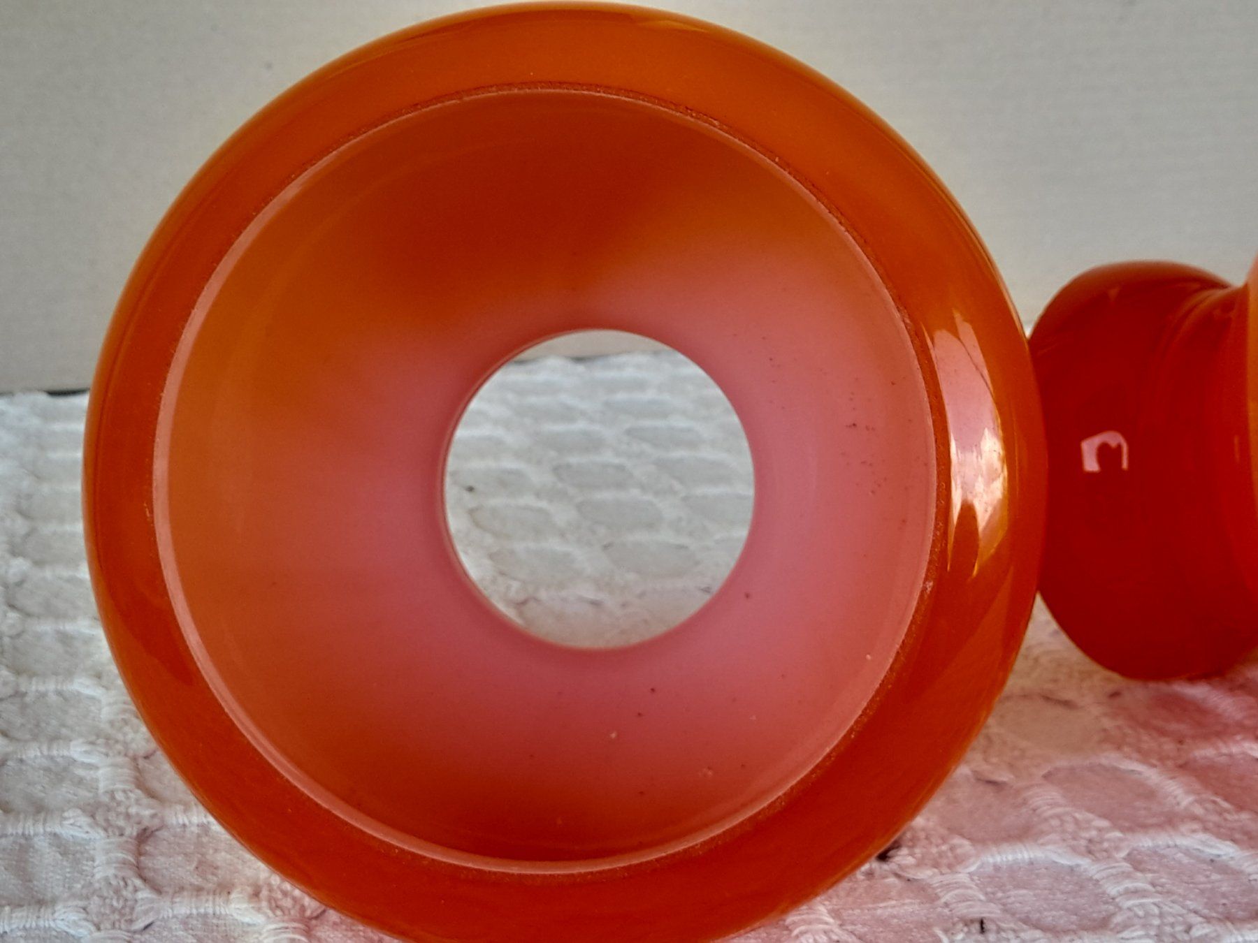 Abat-jours: 2 Glas-Lampenschirme orange – D'occasion à Thun par Treff.....e 4