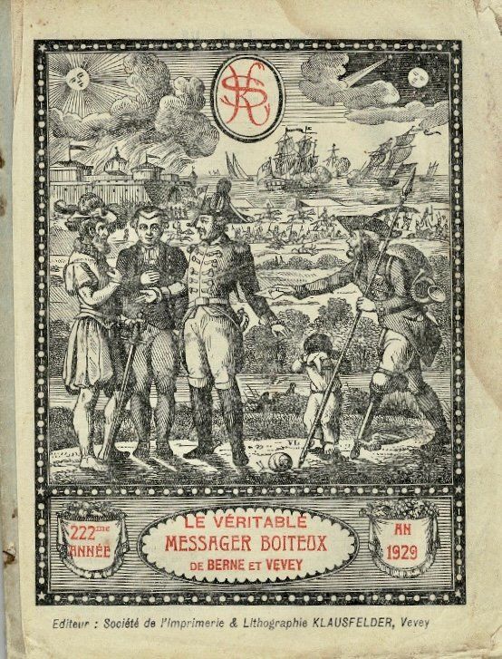 Messager Boiteux Le Véritable de Berne et Vevey Année 1929 (D'occasion ...