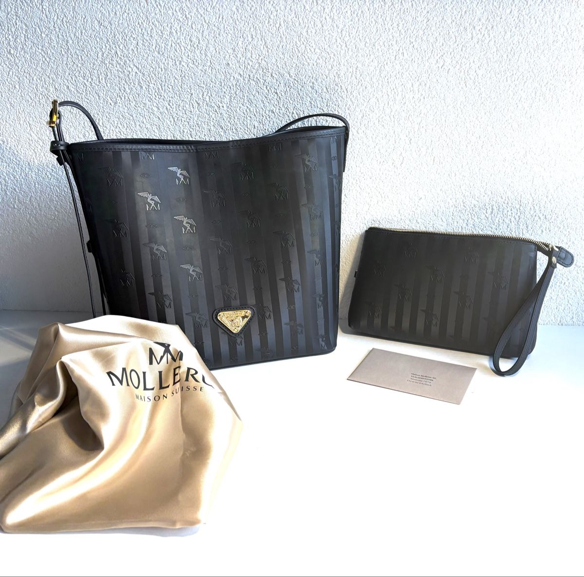 Maison Mollerus Taschen für Damen: Maison Mollerus Banwil Beuteltasche – Neu (gemäss Beschreibung) aus Reichenburg von Katharinach 3