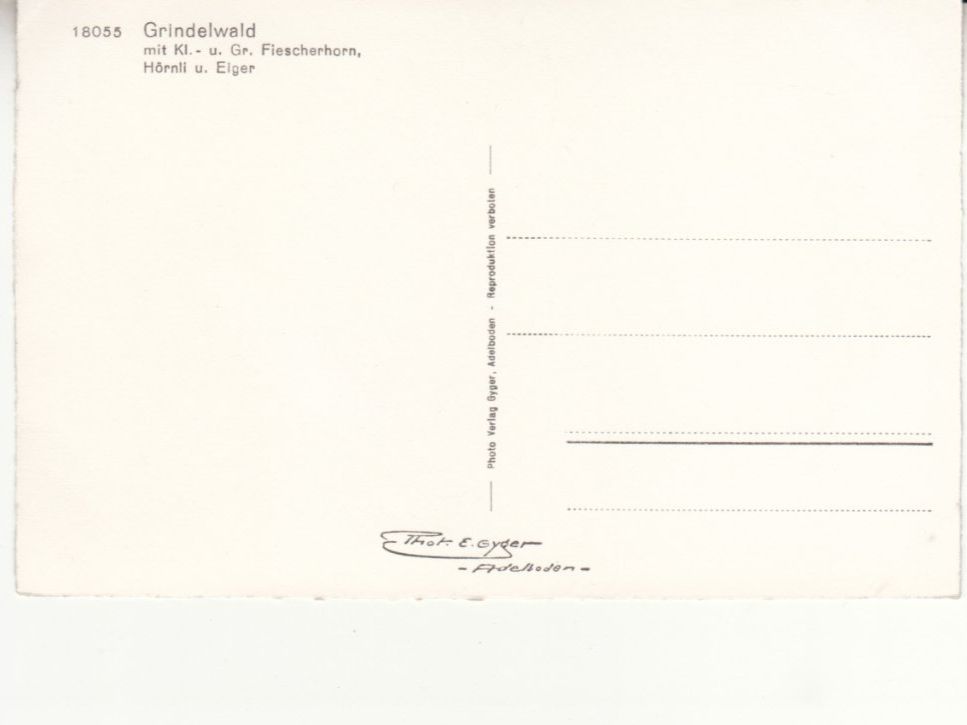 Cartes postales: Grindelwald ca. 1950 – D'occasion à Bürglen TG par StampGraf 1