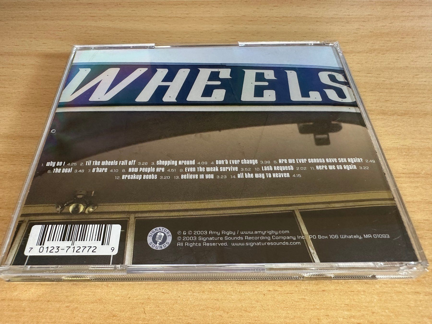 CD: Amy Rigby – Til The Wheels Fall Off – Usato da Rikon im Tösstal venduto da Alpenmutz 1