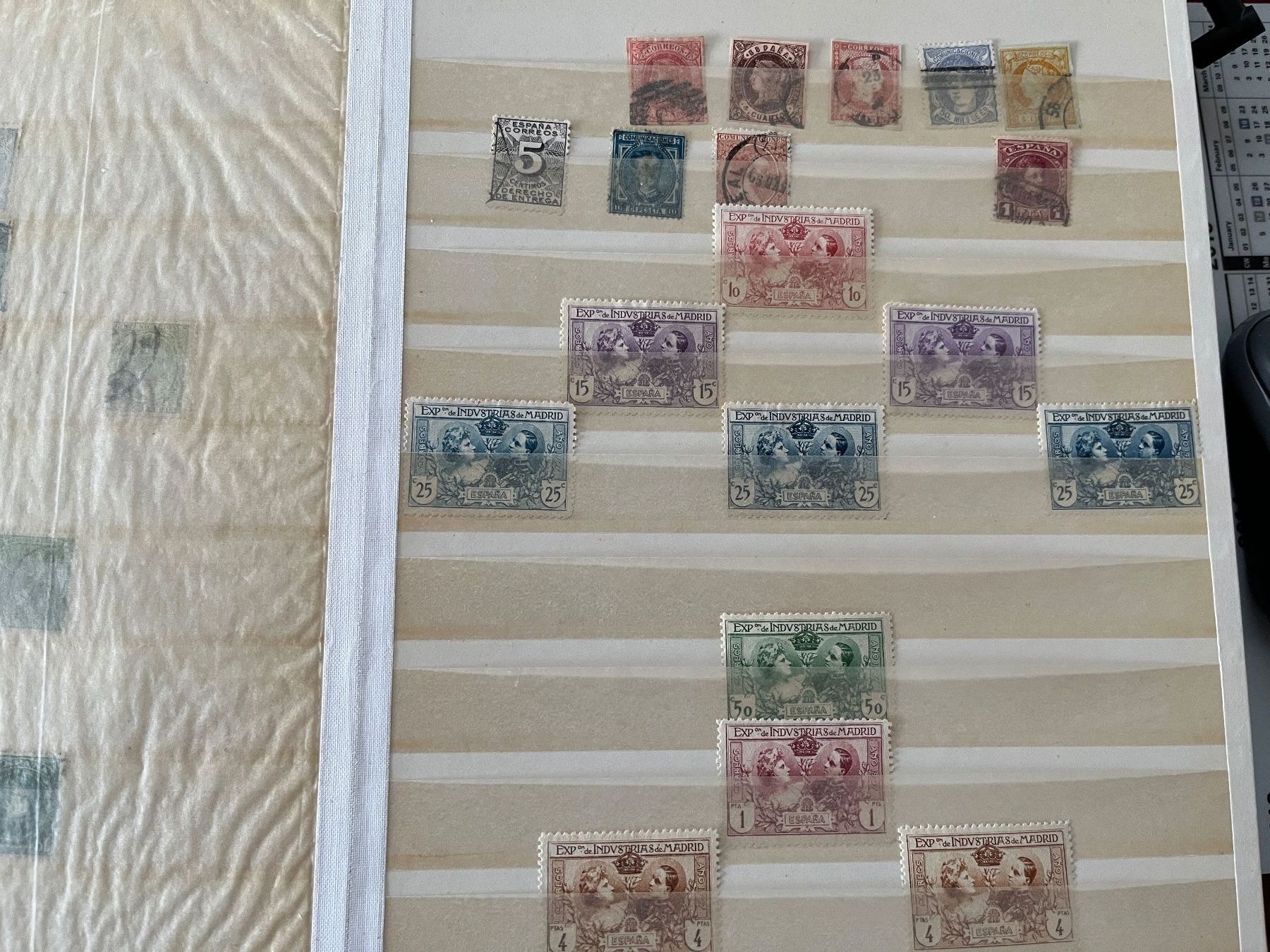 Tutti i francobolli: Briefmarken Sammlung Album Spanien – Usato da Stetten AG venduto da Brissago25