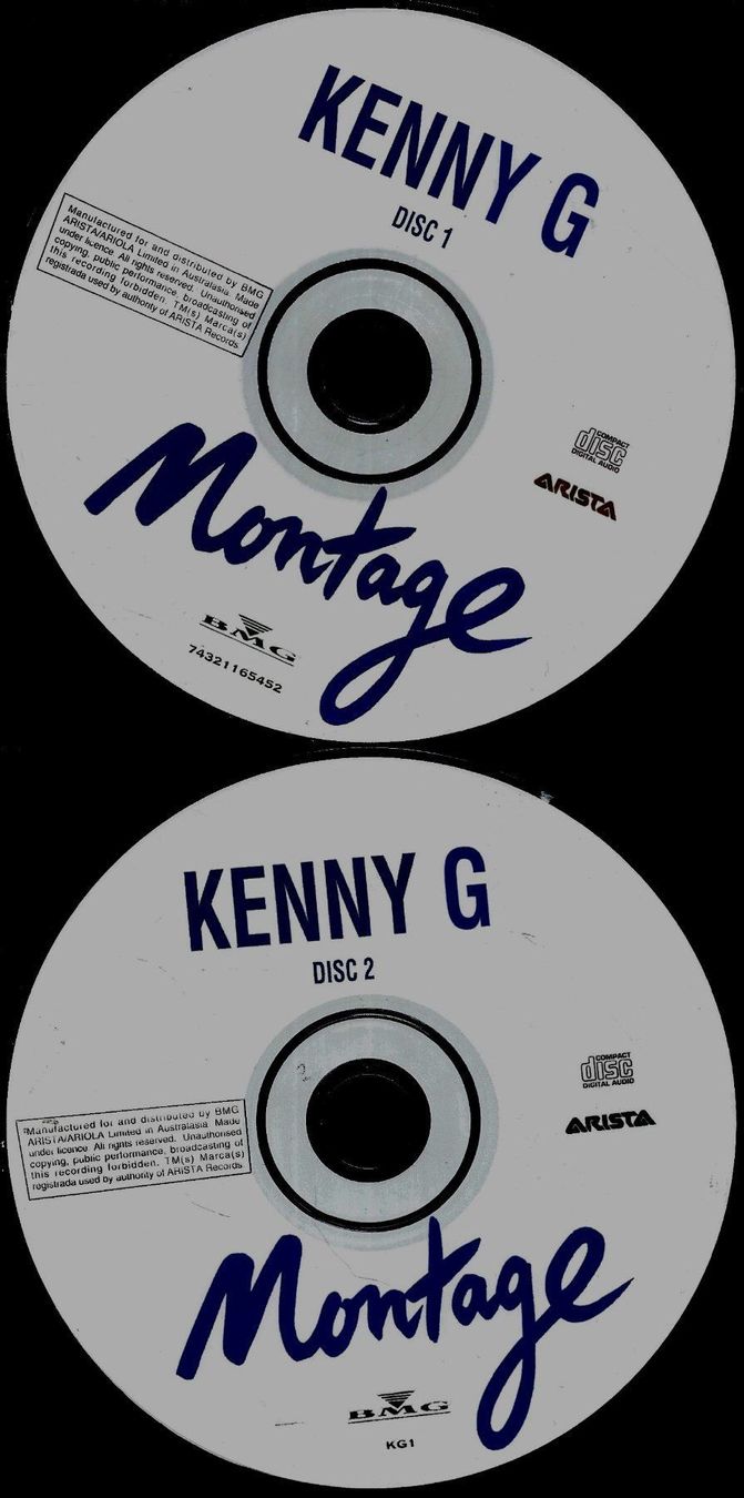 CD: Kenny G MONTAGE Bashiri Johnson Synth Peter Scherer Jazz 2CD – Usato da Kandergrund venduto da Sososo 6