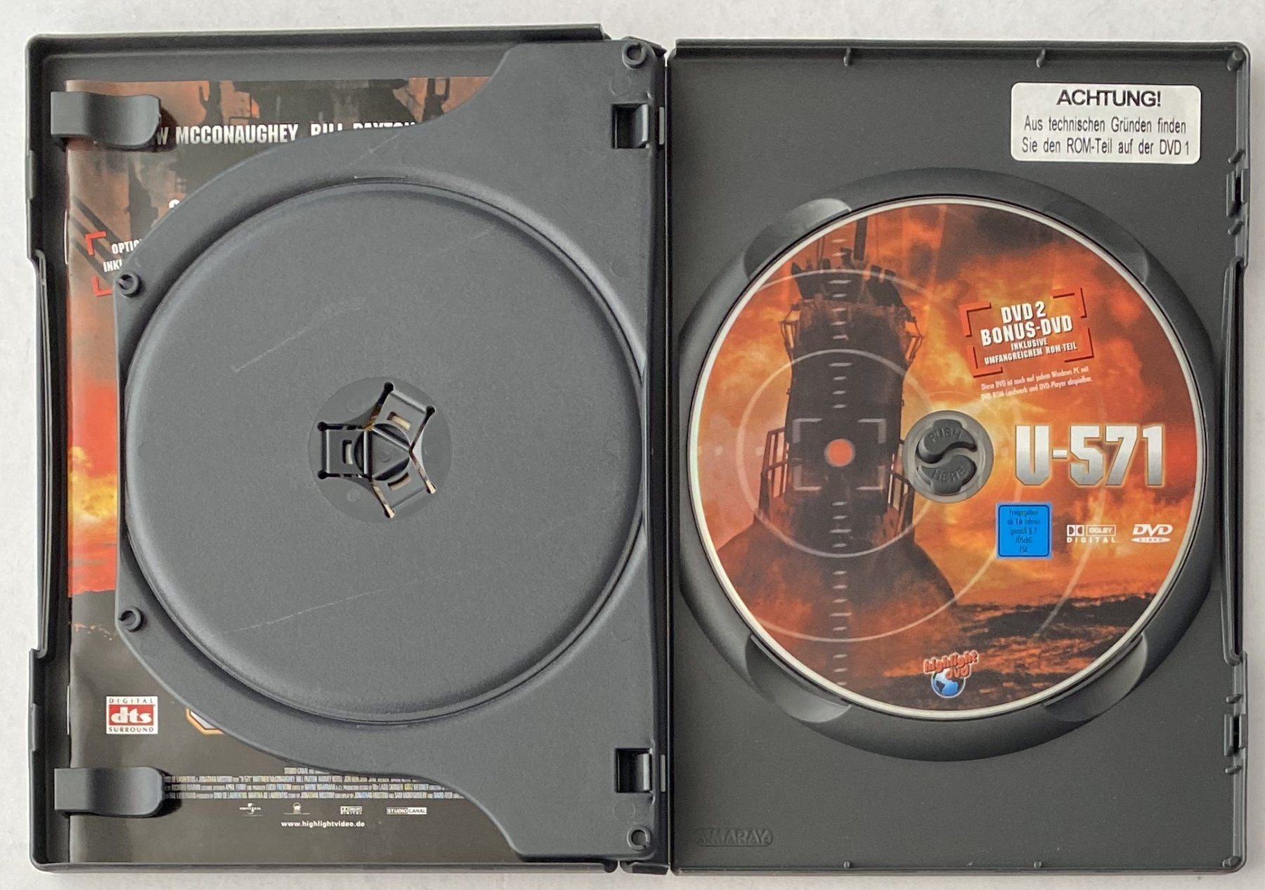 Tutti i DVDs: U-571, 2 DVDs – Usato da Flums venduto da Asquillo 3