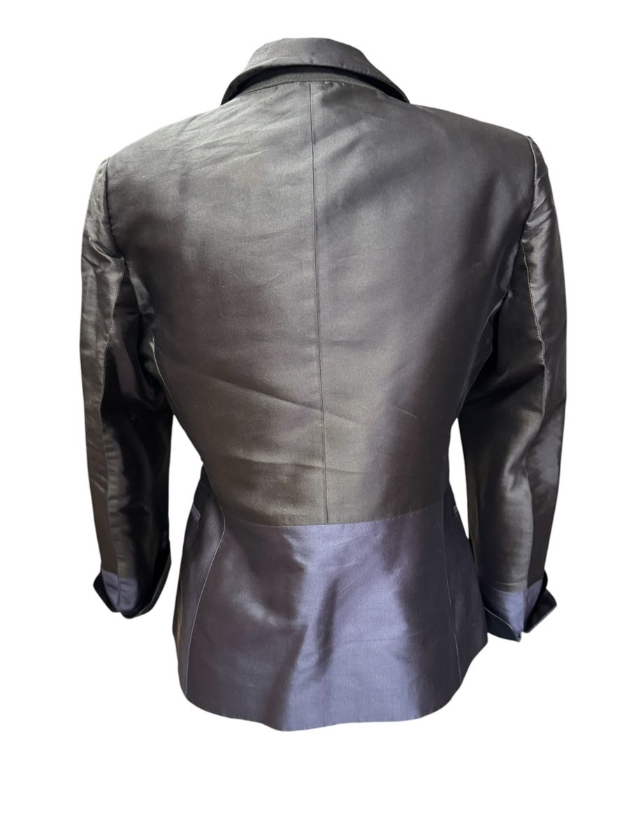 Jil Sander Giacche: Jil Sander Blazer Seide, Grösse 38 schwarz-blau – Usato da Zürich venduto da Finesse54 2