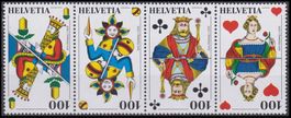 Jass Briefmarken *** (F/D - neu) ♥ ♦ ♣ ♠
