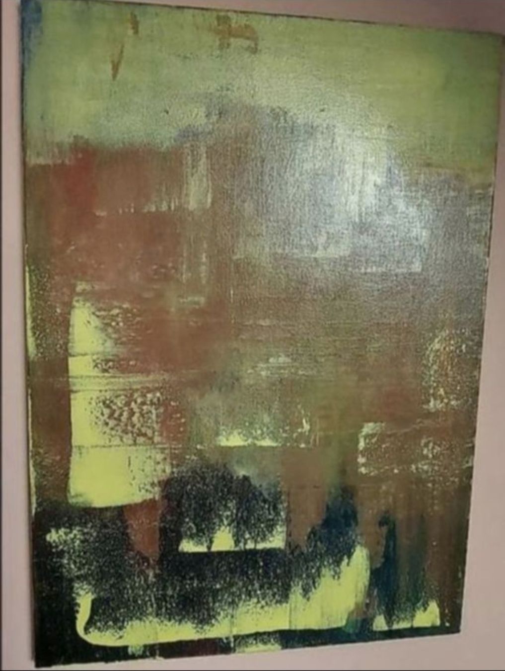 Tableaux: Gemälde " Waldschatten" handmade 50×70 – Neuf (Voir description) à Riehen par Steinbock1970