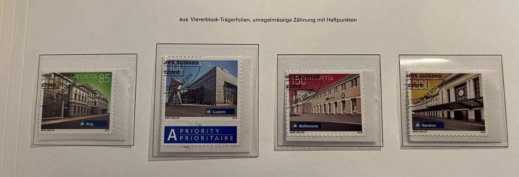 Tutti i francobolli: Einzelwerte 2016 aus 4er Block ET – Nuovo e nell'imballaggio originale da Arch venduto da seil819