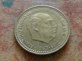 ESPAGNE  1  Pesetas  1963