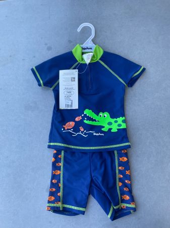 UV-Badeanzug Playshoes Gr. 74/80, Krokodil, Neu!