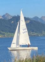 Segelboot Haag Dyas mit Trailer & Option Bootsplatz Sihlsee