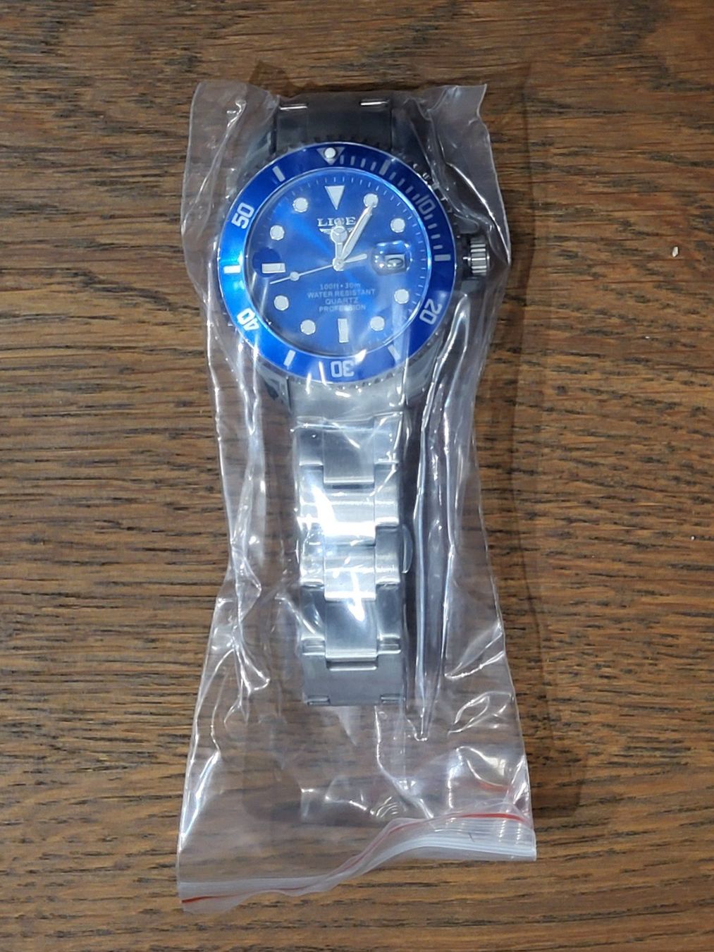 Uhren: Armbanduhr blau, LIGE – Neu (gemäss Beschreibung) aus Uster von gurust 3
