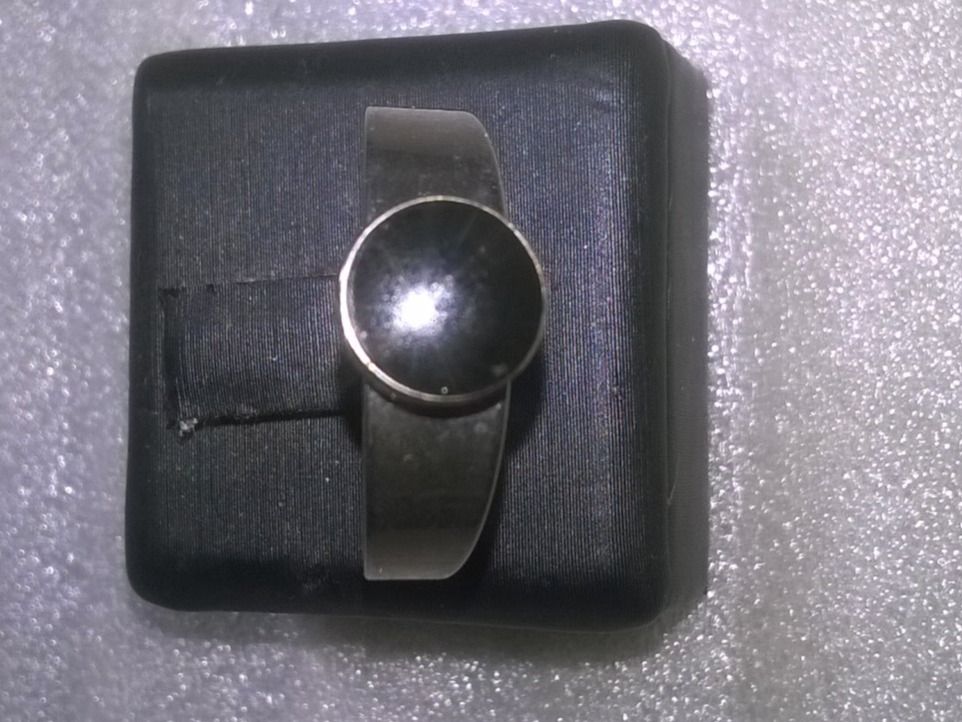 Anelli: ring edelsthal,,mit schwarz stein – Nuovo (secondo la descrizione) da Basel venduto da bijoutrie_4
