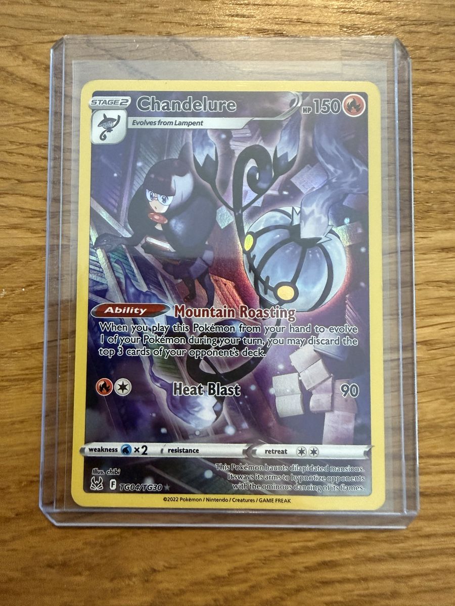 Pokémon Cartes à collectionner: Chandelure TG04/TG30 – D'occasion à Amriswil par sim_nlb6