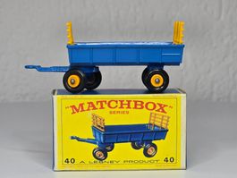 Matchbox, Lesney,  40, Hay Trailer, Anhänger