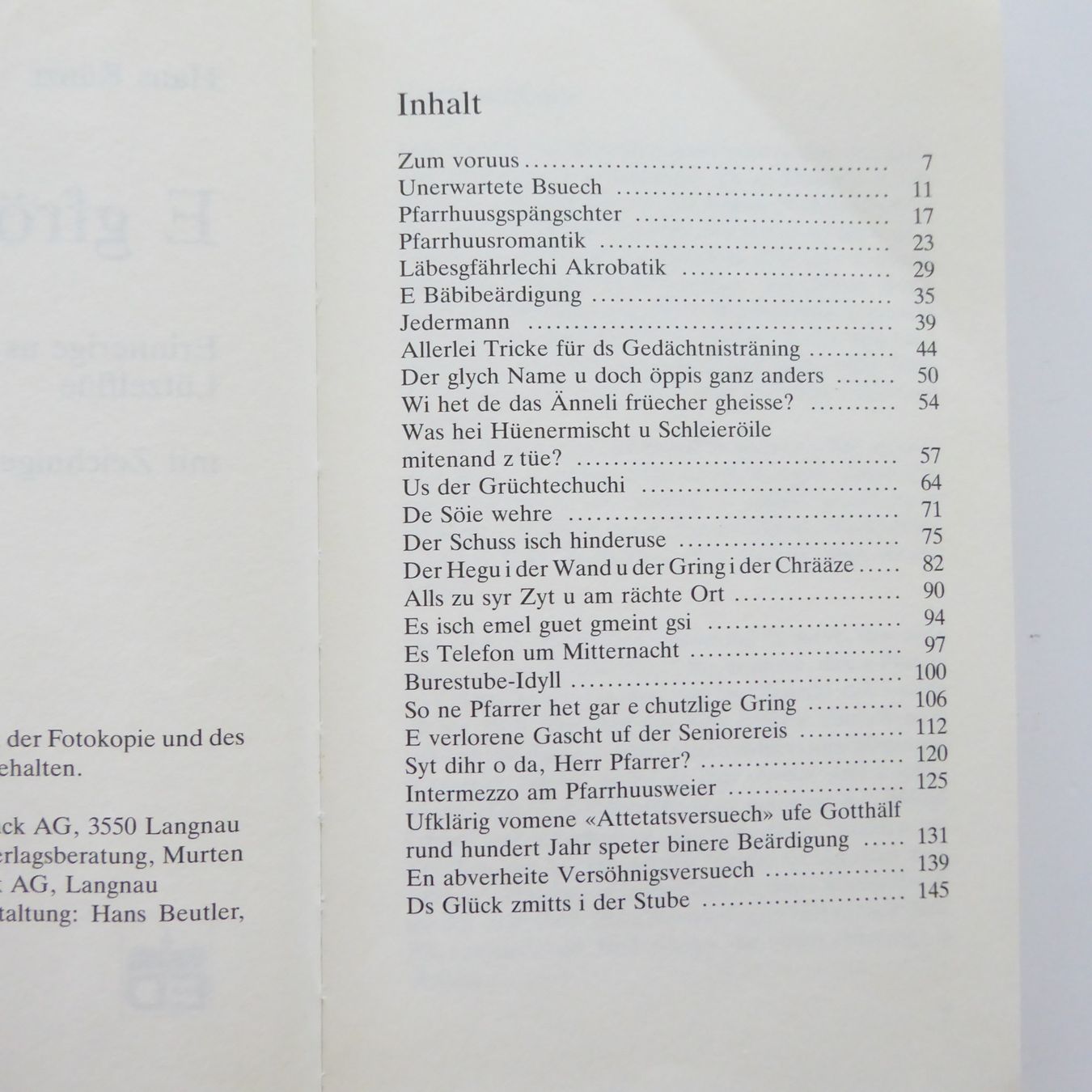 Bücher: E gfröiti Sach - Hans Künzi – Gebraucht aus Basel von Kunterbunt12 2