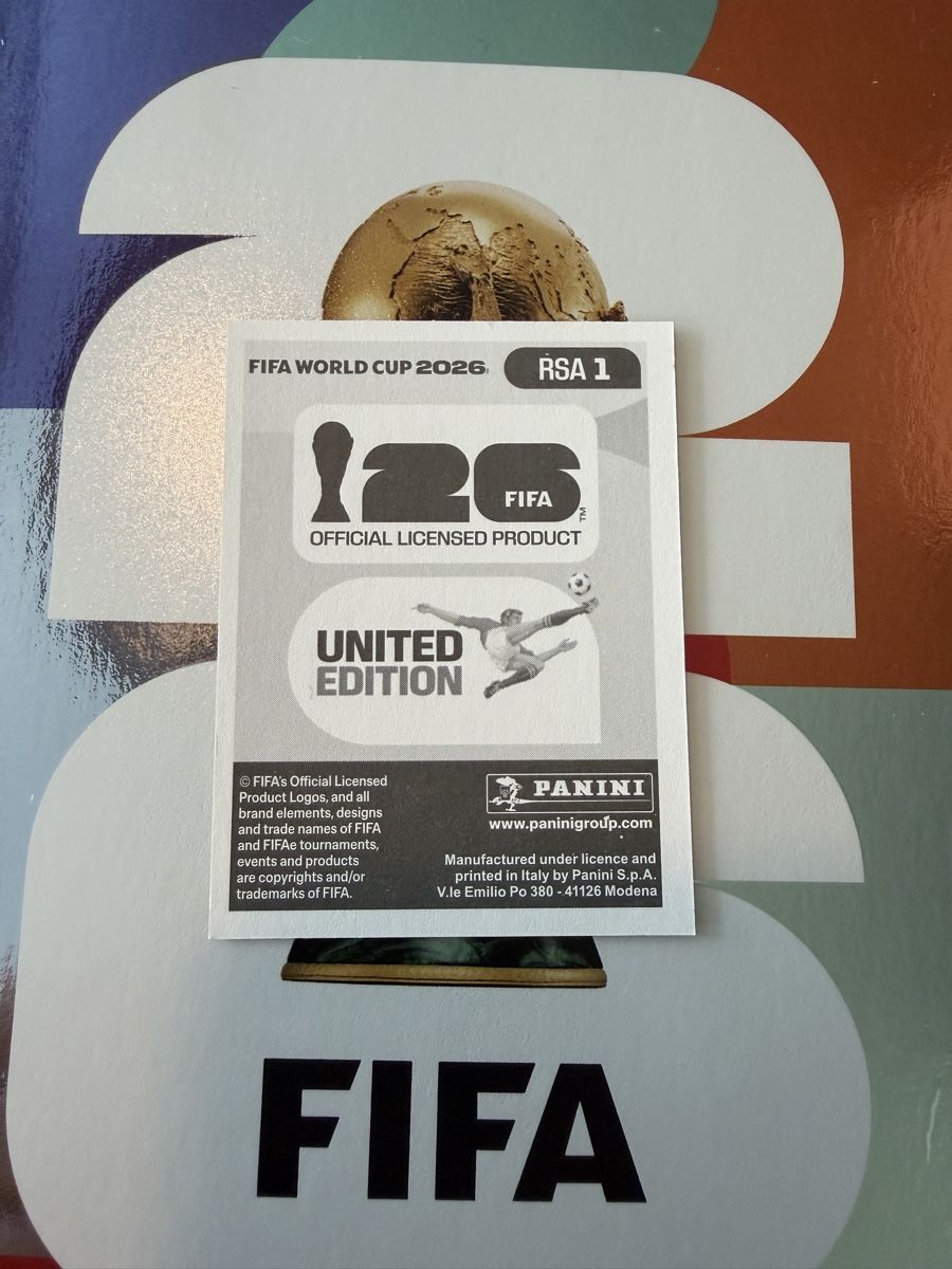 Panini Carte collezionabili: Panini Fifa World Cup 2026 - RSA 1 – Nuovo (secondo la descrizione) da Zürich venduto da Panini67 1